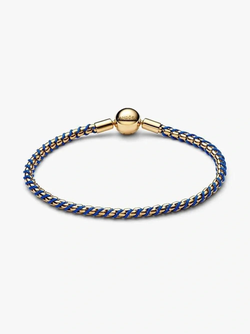 Pandora Blue Cord Box Chain Bracelet